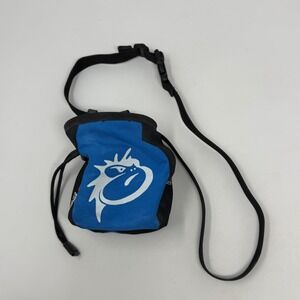 Mad Rock Kids Blue Black Rock Climbing Bouldering Chalk Bag with Waist Belt